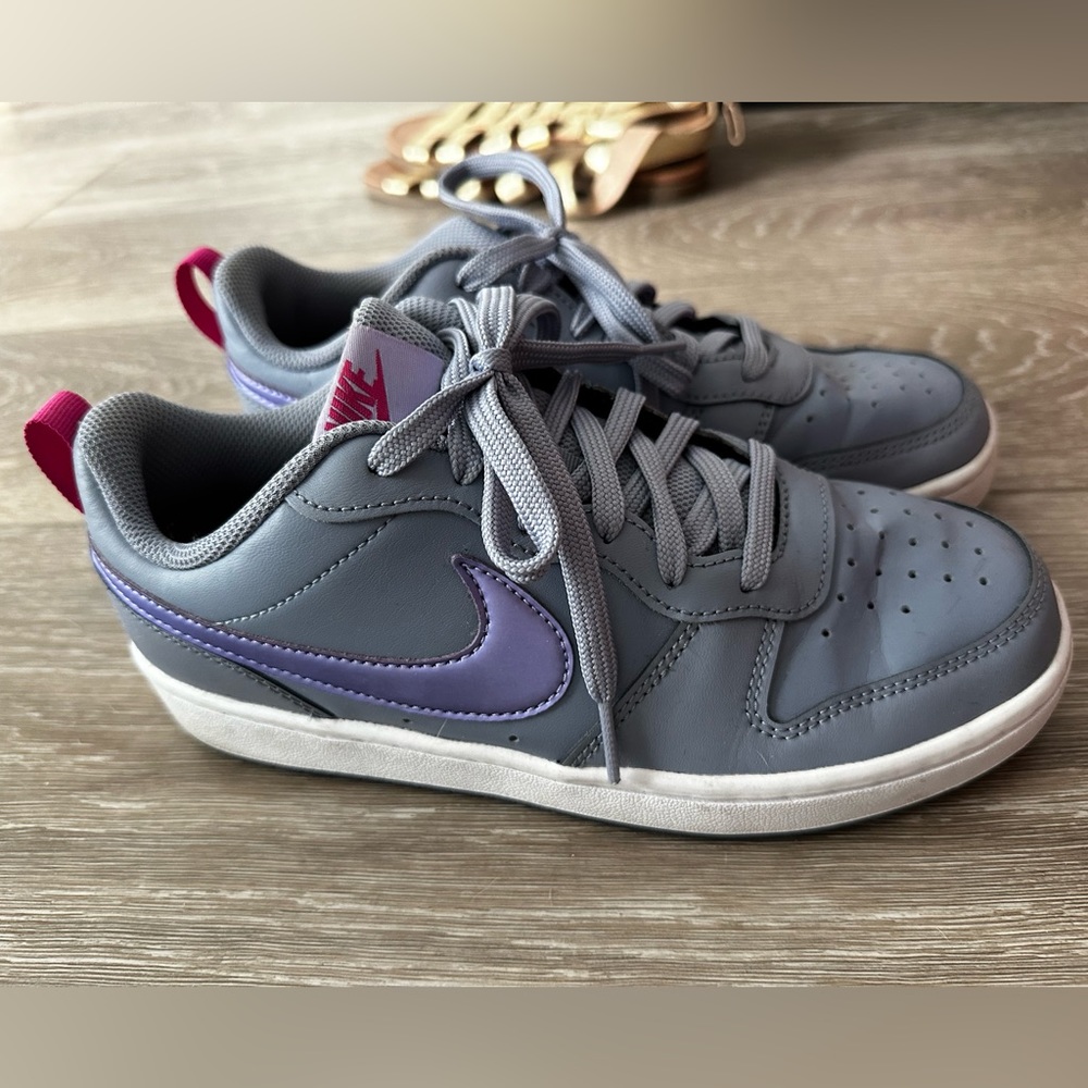 metallic court purple